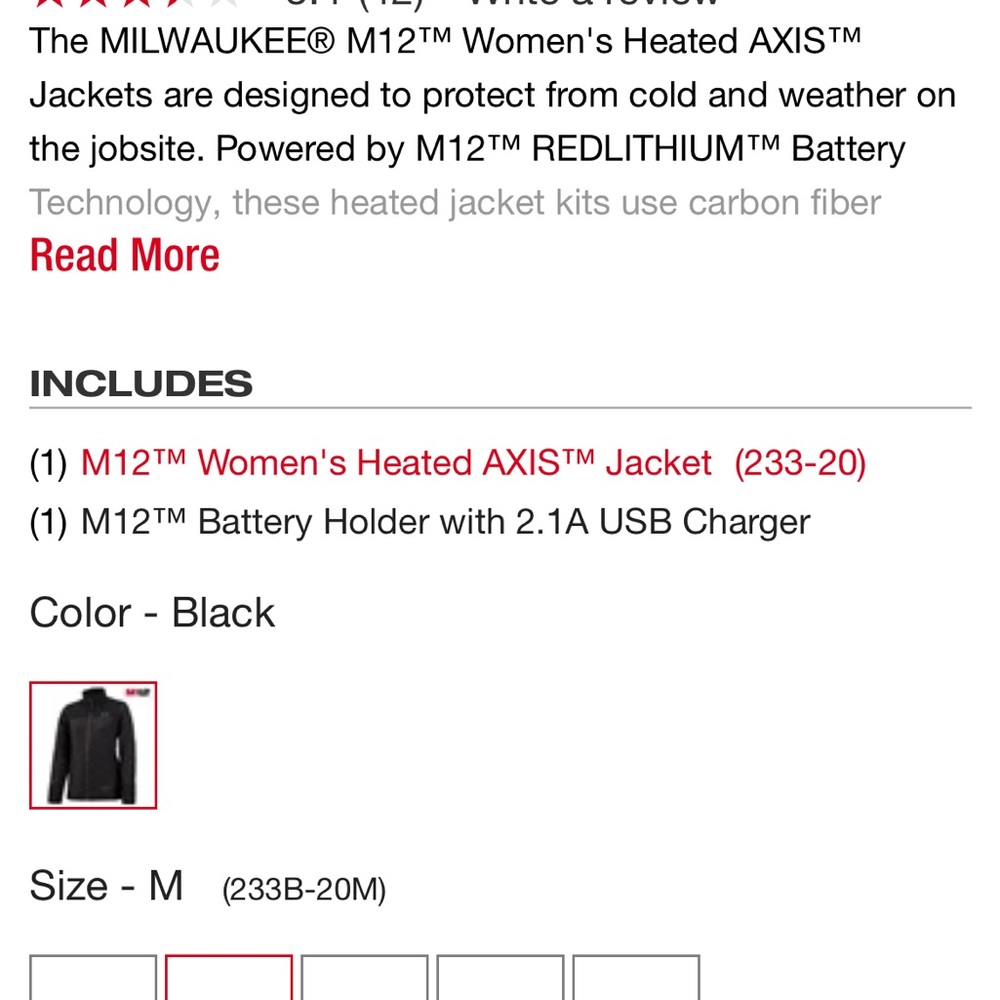 M12 Women's Heated Axis Jacket - image 2